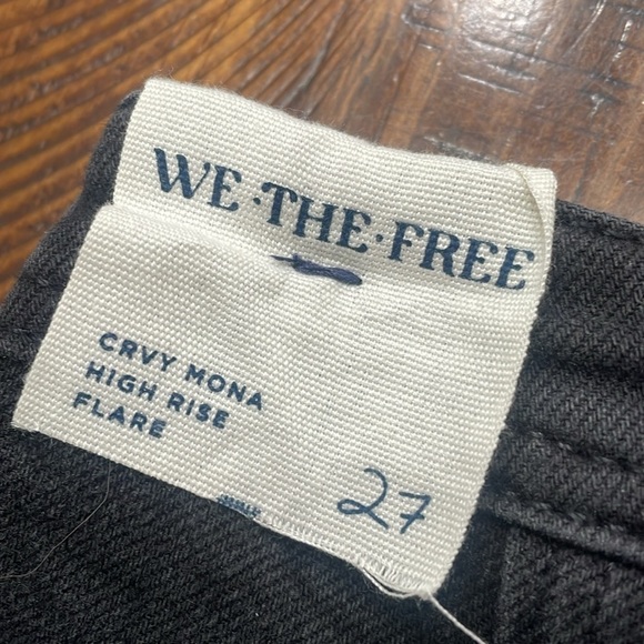 FREE PEOPLE Crvy Mona High Rise Flare Jeans - Picture 8 of 11